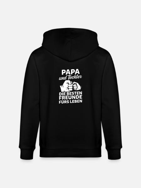 Dad And Daughter - Stanley/Stella CULTIVATOR  Unisex Organic Hooded Jacket - black