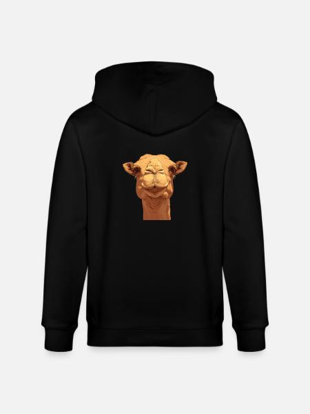 Camel Kamele Kamel - Stanley/Stella Unisex Bio-Kapuzenjacke CULTIVATOR  - Schwarz