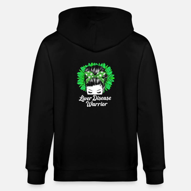 Lebererkrankung - Stanley/Stella Unisex Bio-Kapuzenjacke CULTIVATOR  - Schwarz
