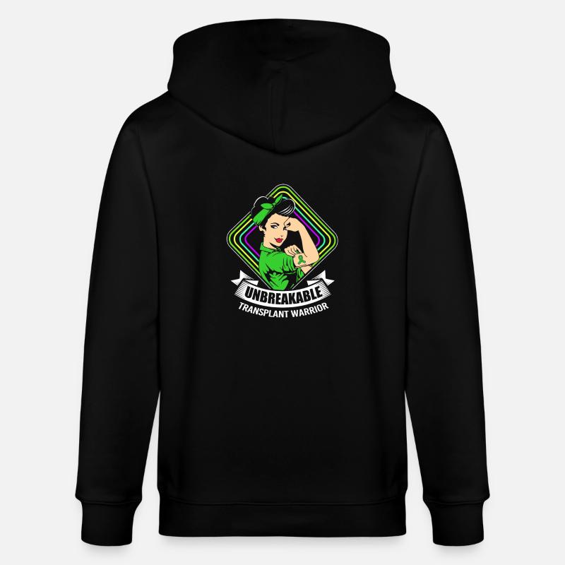 Lebererkrankung - Stanley/Stella Unisex Bio-Kapuzenjacke CULTIVATOR  - Schwarz