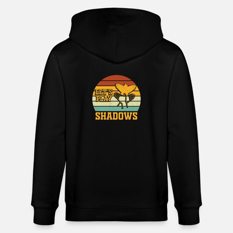 Jouons à Shadows Shadow Puppetry - Veste à capuche bio CULTIVATOR Stanley/Stella Unisexe - noir