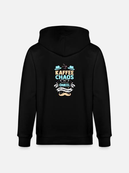 Coffee Uncle - Stanley/Stella CULTIVATOR Unisex Organic Hooded Jacket - black