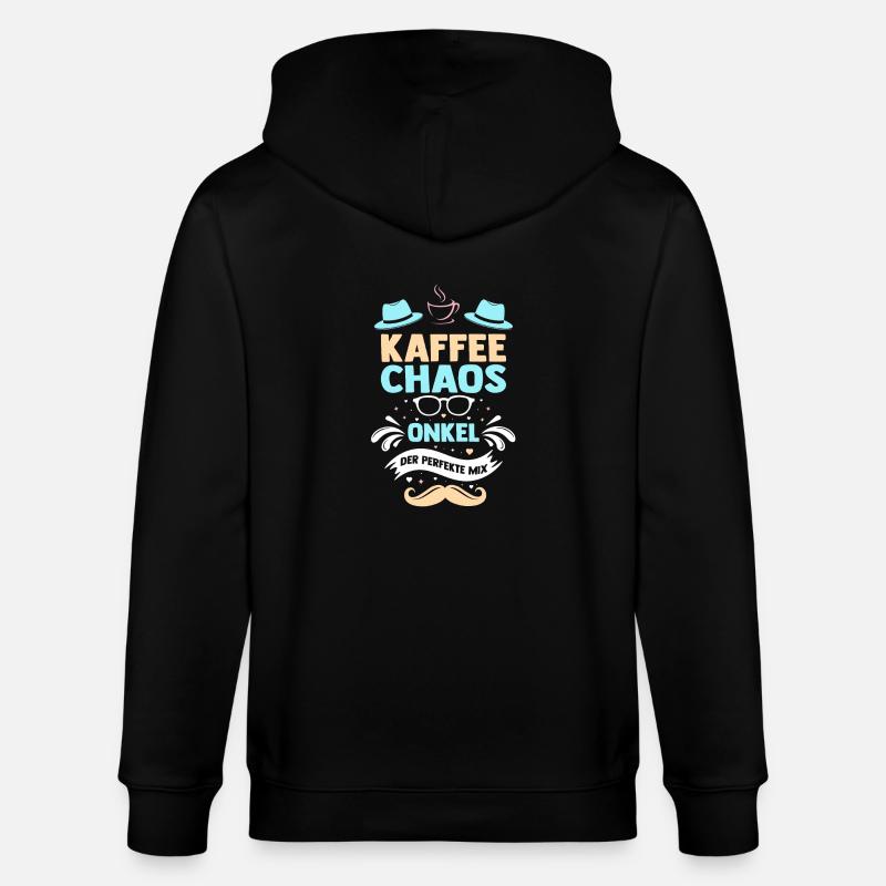 Oncle de café - Veste à capuche bio CULTIVATOR Stanley/Stella Unisexe - noir