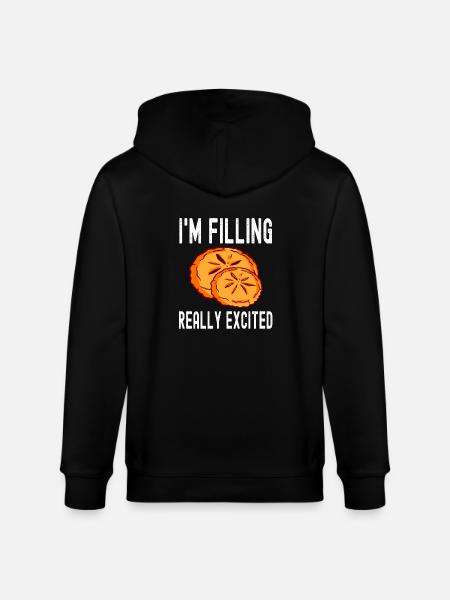 Patissier I'm Filling Excited Baking - Stanley/Stella CULTIVATOR Unisex Organic Hooded Jacket - black