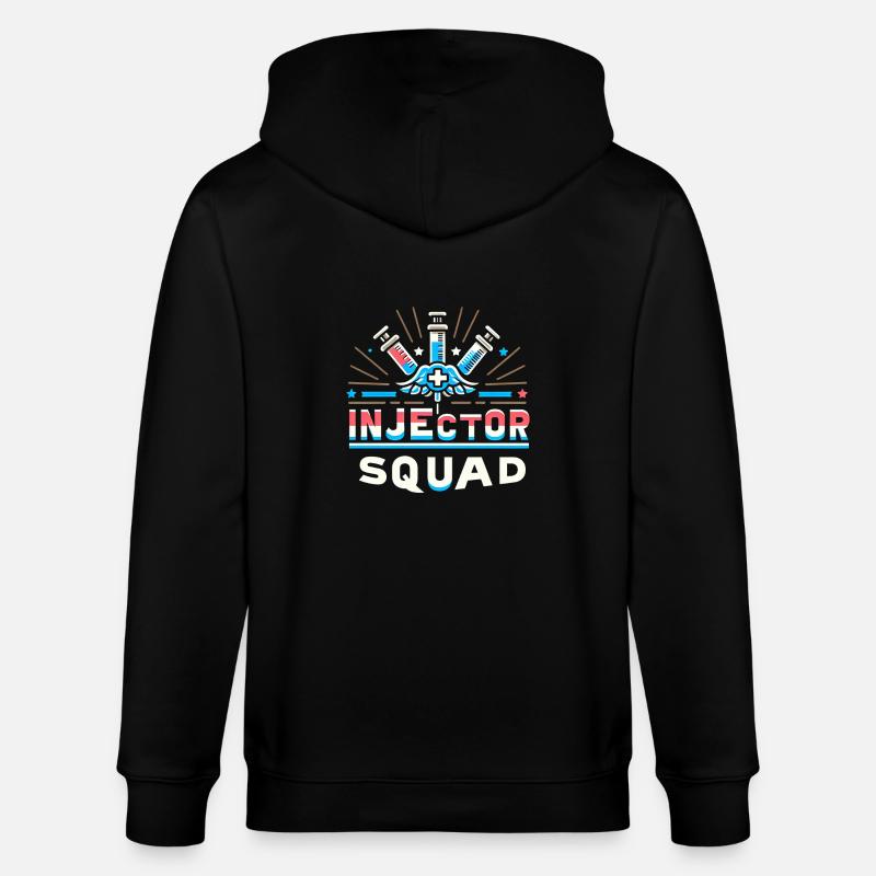 Injector Squad 9 - Stanley/Stella Unisex Bio-Kapuzenjacke CULTIVATOR  - Schwarz