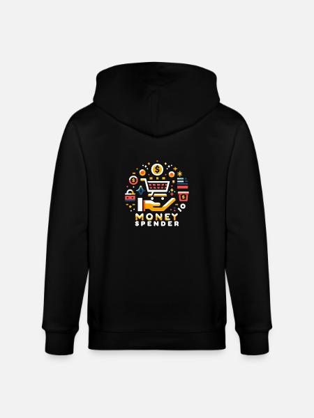 Money Spender 5 - Stanley/Stella Unisex Bio-Kapuzenjacke CULTIVATOR - Schwarz