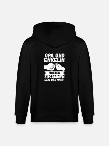 Papi et petit-fils - Veste à capuche bio CULTIVATOR Stanley/Stella Unisexe - noir