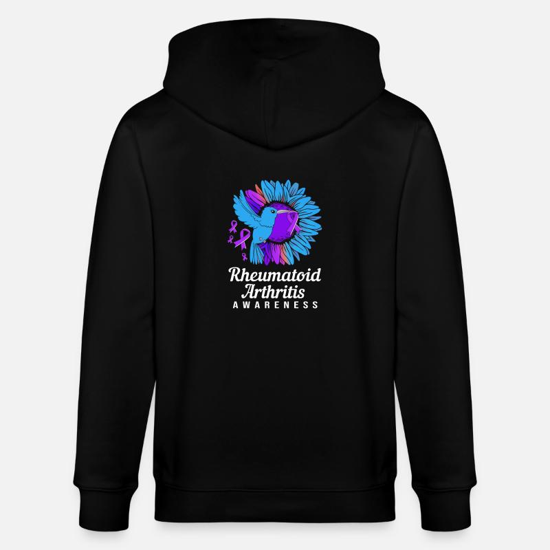 Rheuma Arthritis - Stanley/Stella Unisex Bio-Kapuzenjacke CULTIVATOR - Schwarz