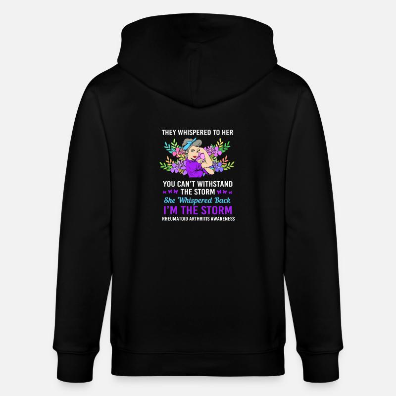 Rhumatismes Arthrite - Veste à capuche bio CULTIVATOR Stanley/Stella Unisexe - noir