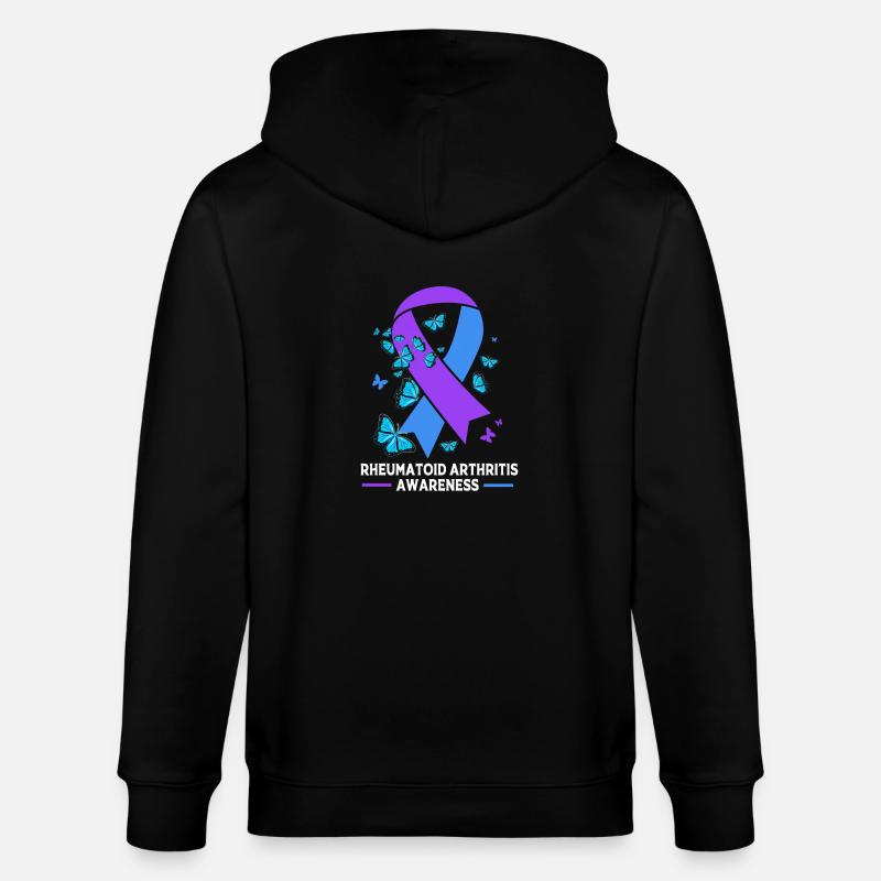 Rheuma Arthritis - Stanley/Stella Unisex Bio-Kapuzenjacke CULTIVATOR - Schwarz