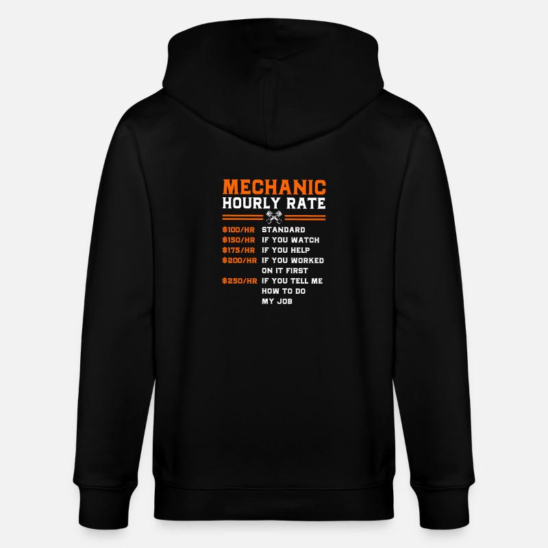 Autofahrer - Stanley/Stella Unisex Bio-Kapuzenjacke CULTIVATOR  - Schwarz