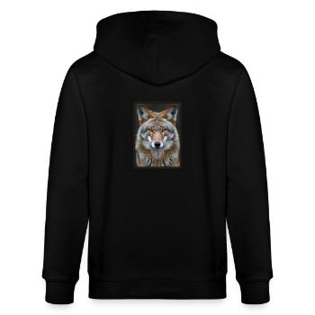 Coyotes Coyote - Veste à capuche bio CULTIVATOR Stanley/Stella Unisexe - noir - Dos - Anna (173cm)
