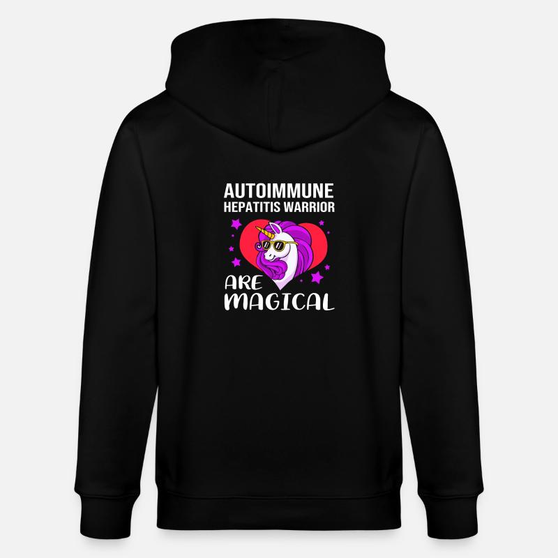Maladie auto-immune - Veste à capuche bio CULTIVATOR Stanley/Stella Unisexe - noir