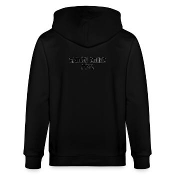 Skibidi Toilet Rizz - Humorvolles Statement für - Stanley/Stella Unisex Bio-Kapuzenjacke CULTIVATOR  - Schwarz - Hinten - Anna (173cm)