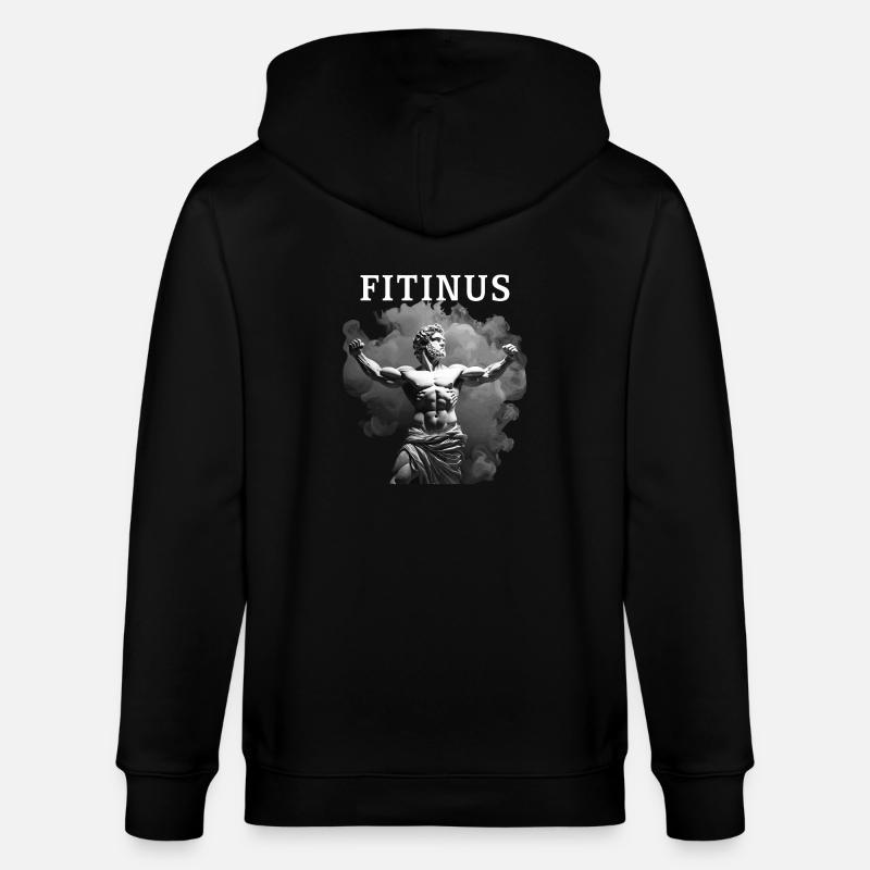 FITINUS SW - Stanley/Stella Unisex Bio-Kapuzenjacke CULTIVATOR  - Schwarz
