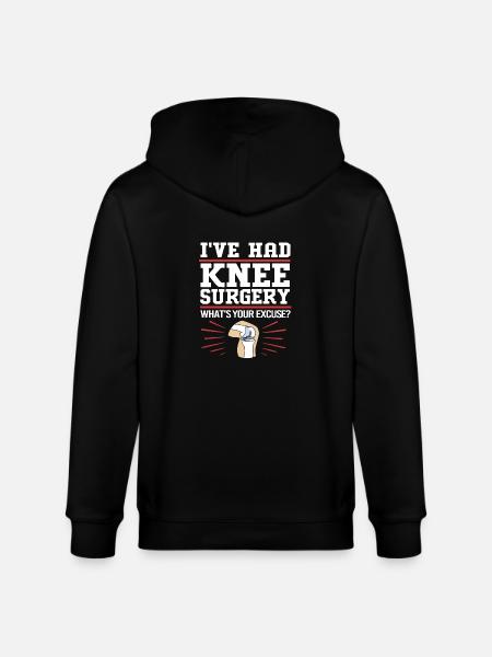Knee Surgery - Stanley/Stella CULTIVATOR Unisex Organic Hooded Jacket - black
