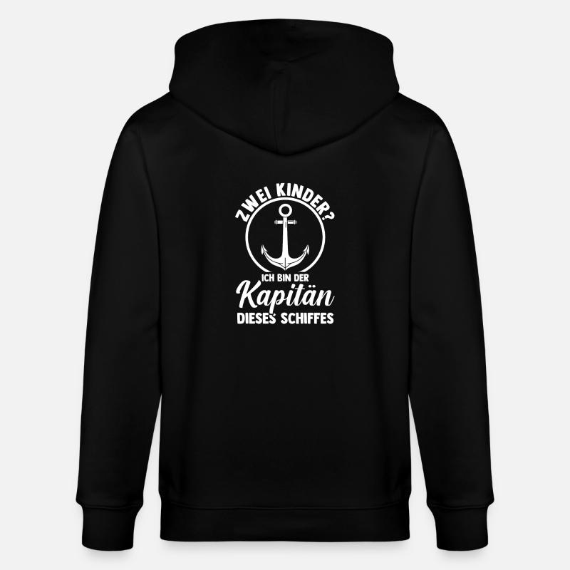 Père de 2 enfants - Veste à capuche bio CULTIVATOR Stanley/Stella Unisexe - noir