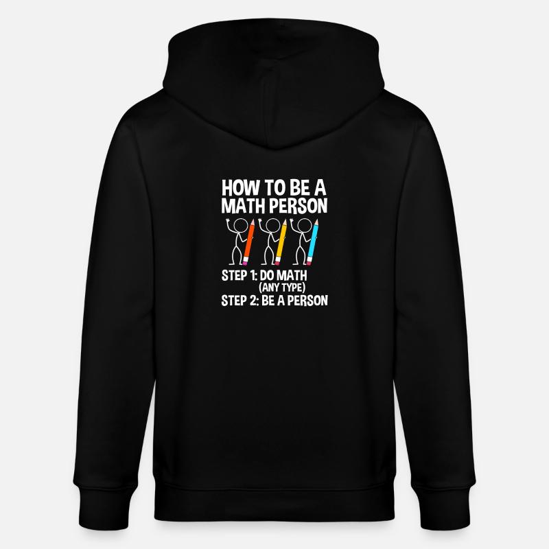 Mathematik - Stanley/Stella Unisex Bio-Kapuzenjacke CULTIVATOR  - Schwarz