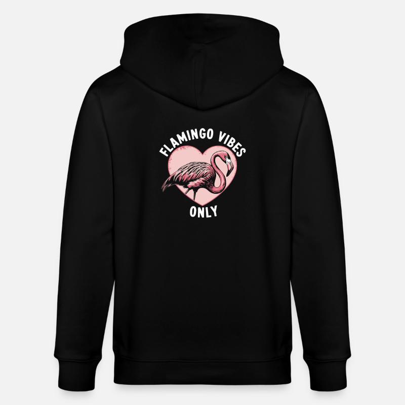 Flamant - Veste à capuche bio CULTIVATOR Stanley/Stella Unisexe - noir