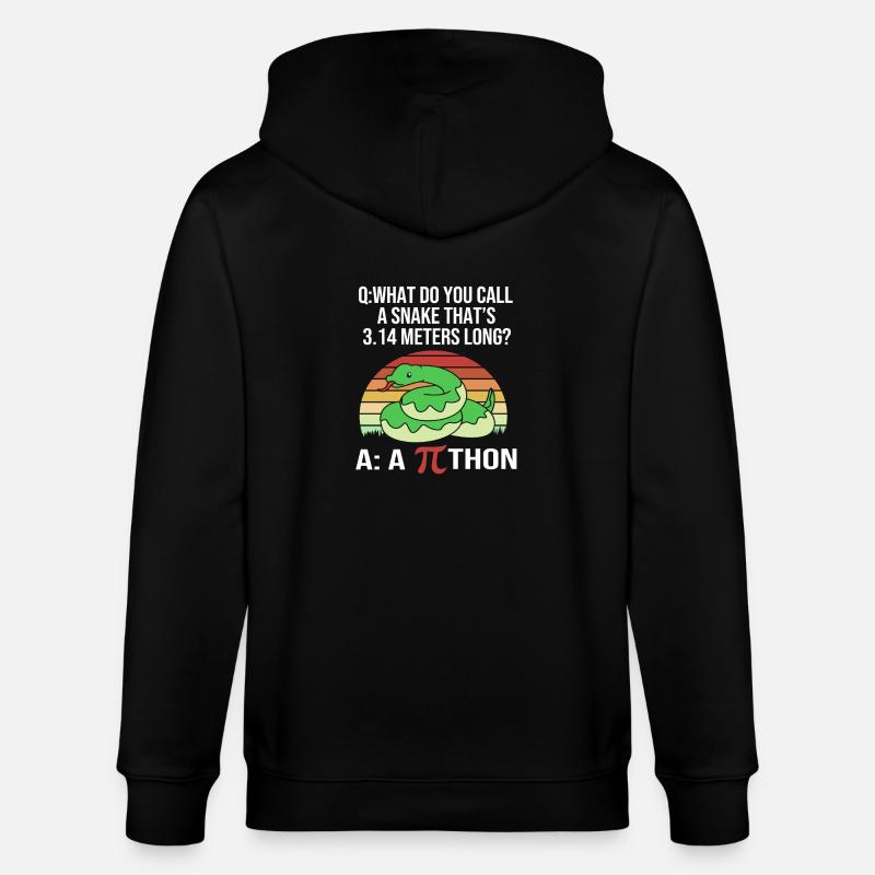 Mathematik - Stanley/Stella Unisex Bio-Kapuzenjacke CULTIVATOR  - Schwarz