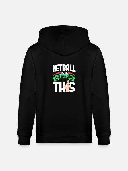 Netball moi, c’est comme - Veste à capuche bio CULTIVATOR Stanley/Stella Unisexe - noir