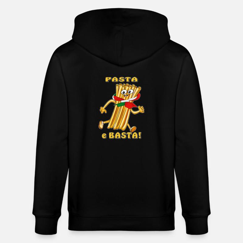 Pasta e Basta - Stanley/Stella Unisex Bio-Kapuzenjacke CULTIVATOR  - Schwarz