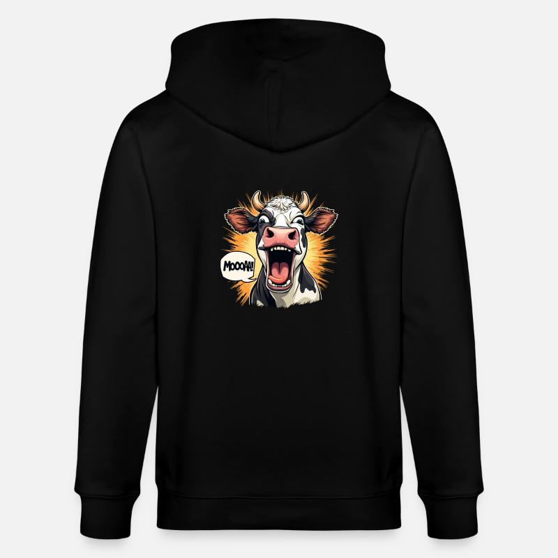 MOOOAA - Veste à capuche bio CULTIVATOR Stanley/Stella Unisexe - noir
