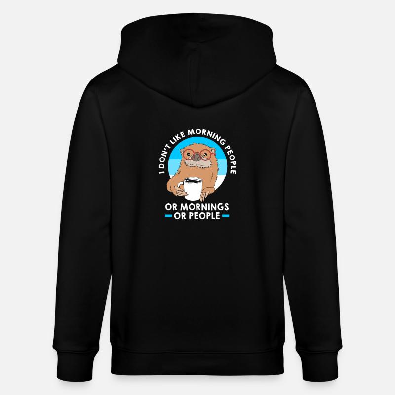 Otter - Stanley/Stella Unisex Bio-Kapuzenjacke CULTIVATOR  - Schwarz