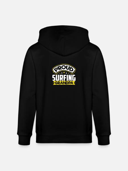 Sports Papy Surf Papi - Veste à capuche bio CULTIVATOR Stanley/Stella Unisexe - noir
