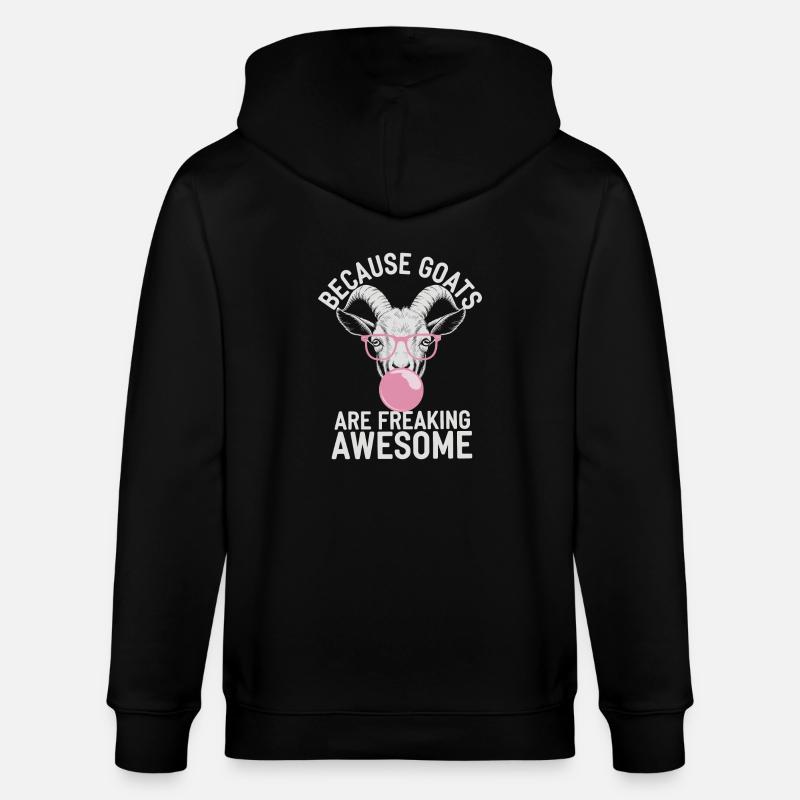 Chèvre - Veste à capuche bio CULTIVATOR Stanley/Stella Unisexe - noir