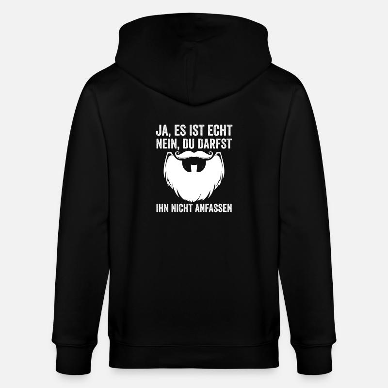 Barbu Barbu Barbe - Veste à capuche bio CULTIVATOR Stanley/Stella Unisexe - noir