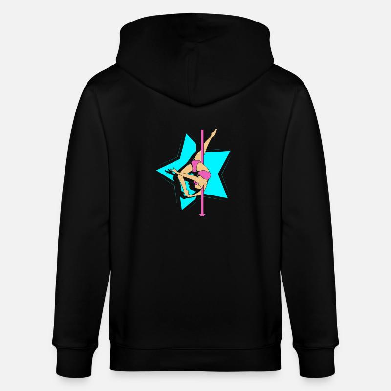 Pole Dance - Stanley/Stella Unisex Bio-Kapuzenjacke CULTIVATOR  - Schwarz