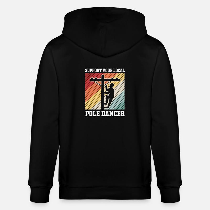 Pole Dance - Stanley/Stella Unisex Bio-Kapuzenjacke CULTIVATOR  - Schwarz
