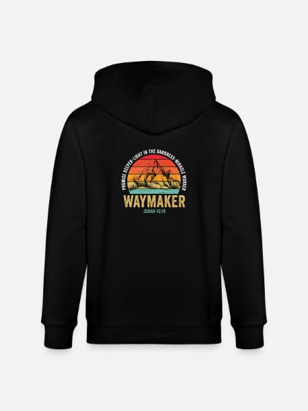 Wegweiser, Versprechenshüter, Wundertäter - Stanley/Stella Unisex Bio-Kapuzenjacke CULTIVATOR - Schwarz