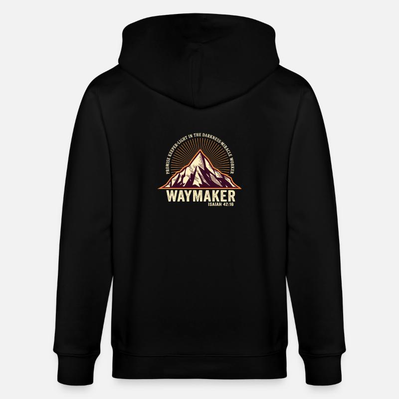 Wegweiser, Versprechenshüter, Wundertäter - Stanley/Stella Unisex Bio-Kapuzenjacke CULTIVATOR - Schwarz