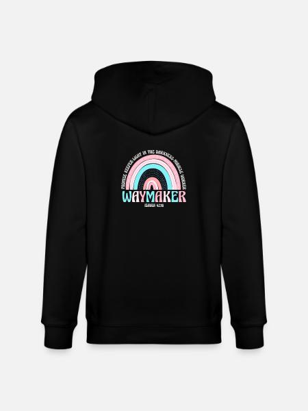 Wegweiser, Versprechenshüter, Wundertäter - Stanley/Stella Unisex Bio-Kapuzenjacke CULTIVATOR - Schwarz