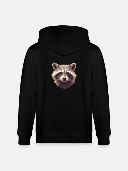 Waschbären Waschbär - Stanley/Stella Unisex Bio-Kapuzenjacke CULTIVATOR - Schwarz