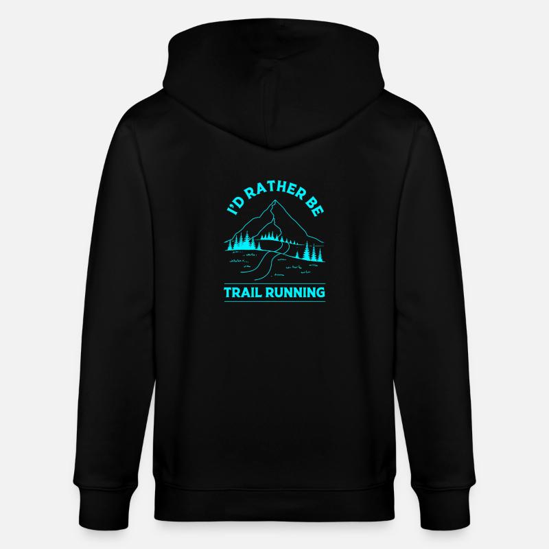 Trailrunning - Stanley/Stella Unisex Bio-Kapuzenjacke CULTIVATOR - Schwarz