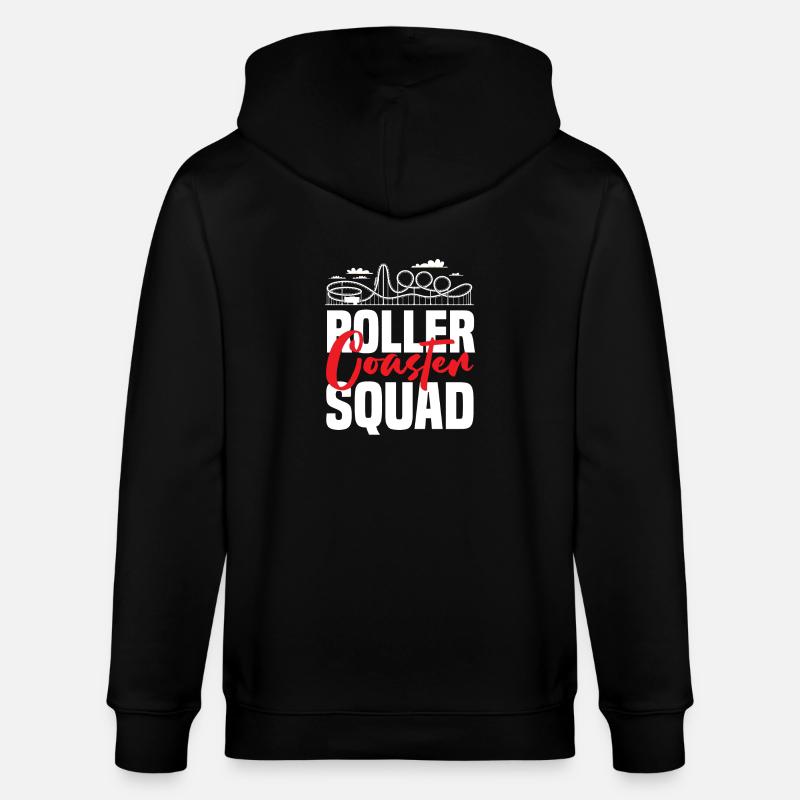 Achterbahn Squad Abenteuerliebe - Stanley/Stella Unisex Bio-Kapuzenjacke CULTIVATOR  - Schwarz