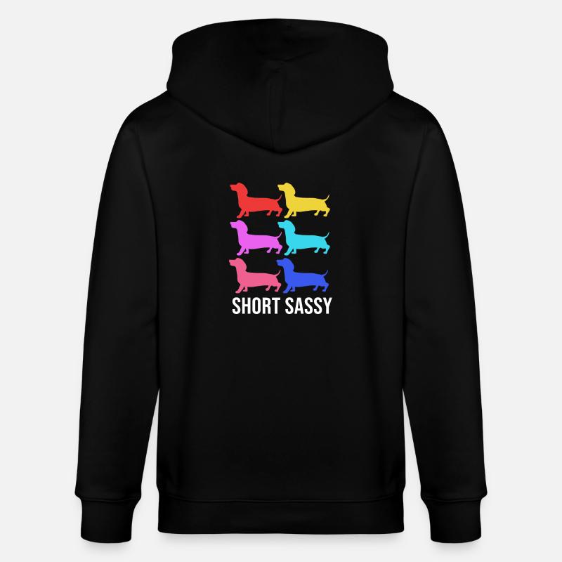 Teckel - Veste à capuche bio CULTIVATOR Stanley/Stella Unisexe - noir