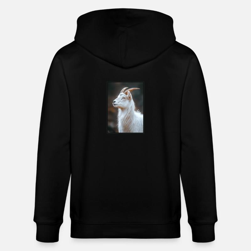 Chèvres chèvre - Veste à capuche bio CULTIVATOR Stanley/Stella Unisexe - noir