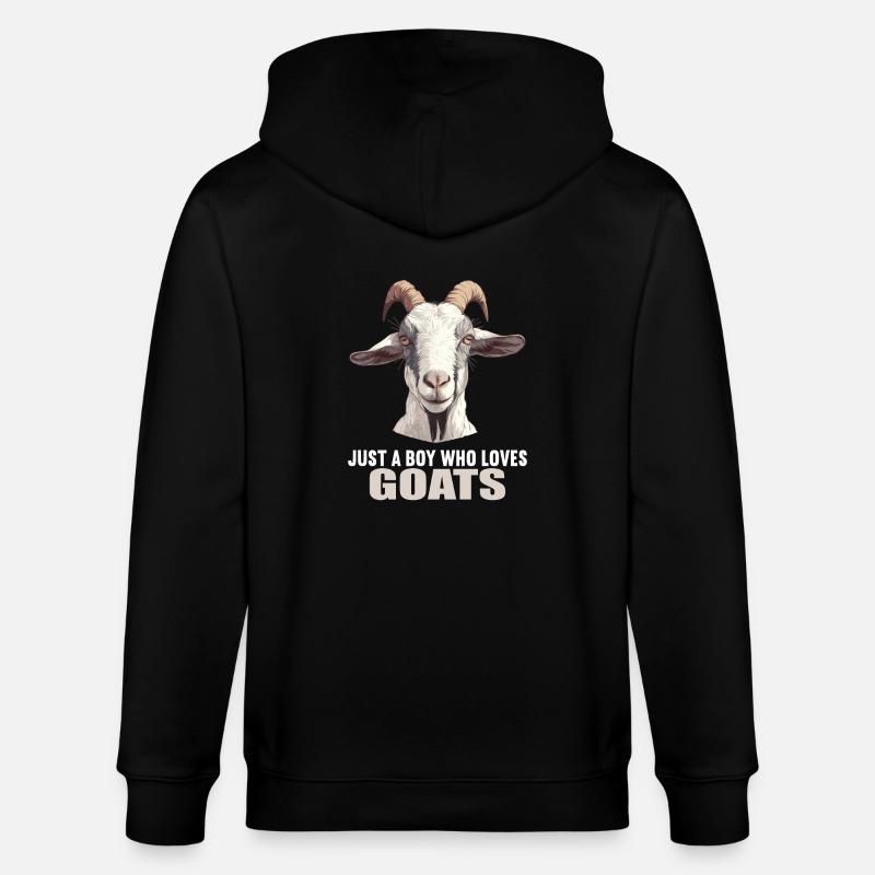 Chèvres chèvre - Veste à capuche bio CULTIVATOR Stanley/Stella Unisexe - noir