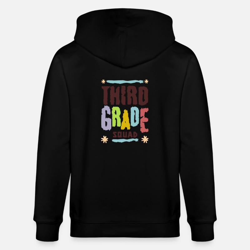 Kader dritte Klasse Schule - Stanley/Stella Unisex Bio-Kapuzenjacke CULTIVATOR  - Schwarz