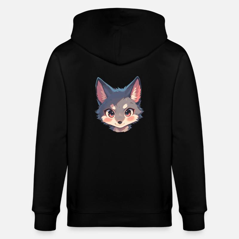 Graufüchse Graufuchs - Stanley/Stella Unisex Bio-Kapuzenjacke CULTIVATOR  - Schwarz