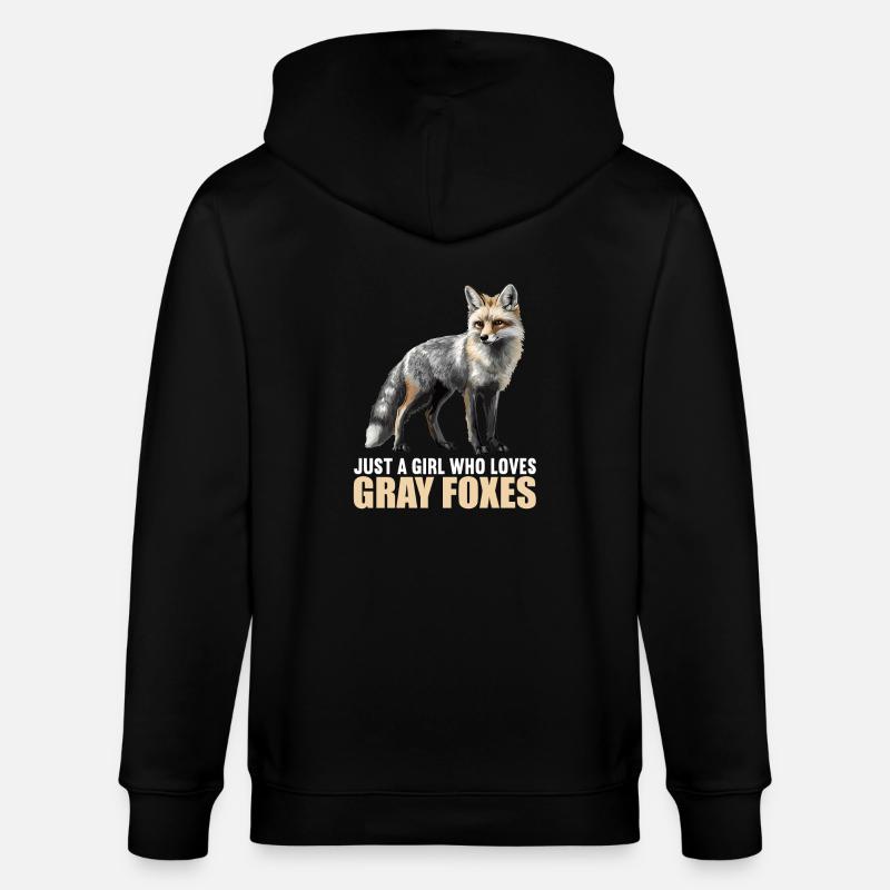 Graufüchse Graufuchs - Stanley/Stella Unisex Bio-Kapuzenjacke CULTIVATOR  - Schwarz