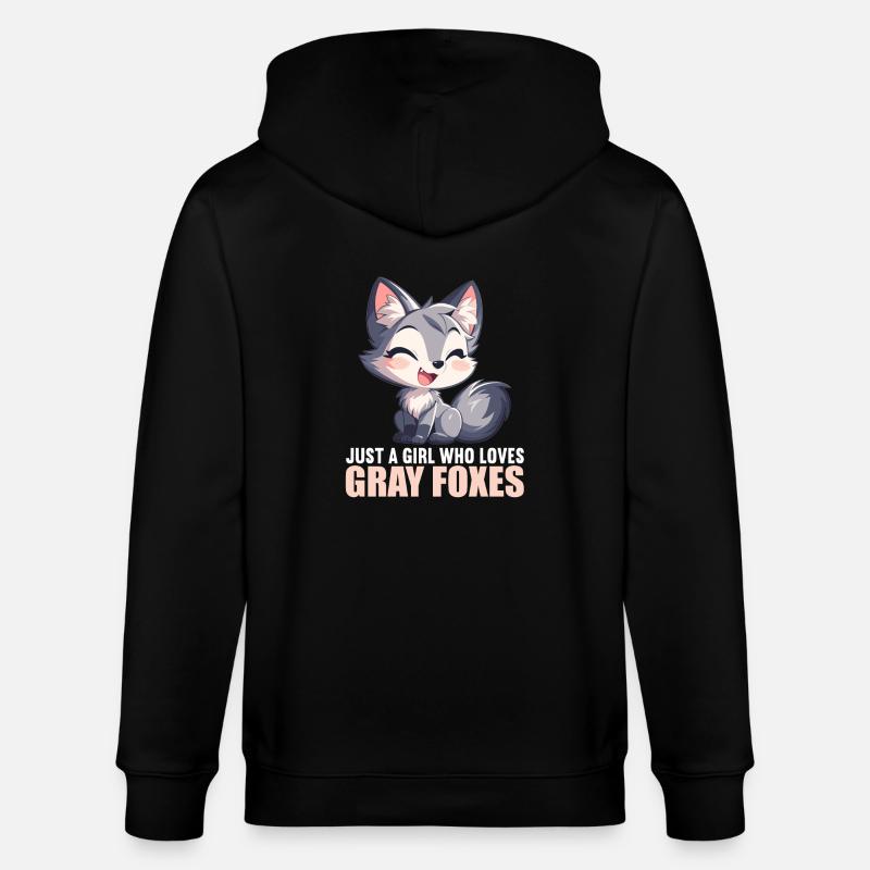 Graufüchse Graufuchs - Stanley/Stella Unisex Bio-Kapuzenjacke CULTIVATOR  - Schwarz