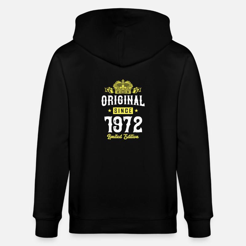 1972 Édition limitée - Veste à capuche bio CULTIVATOR Stanley/Stella Unisexe - noir