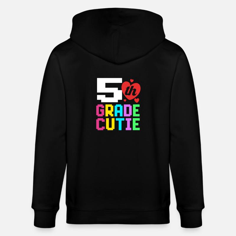 5. Klasse - Stanley/Stella Unisex Bio-Kapuzenjacke CULTIVATOR  - Schwarz