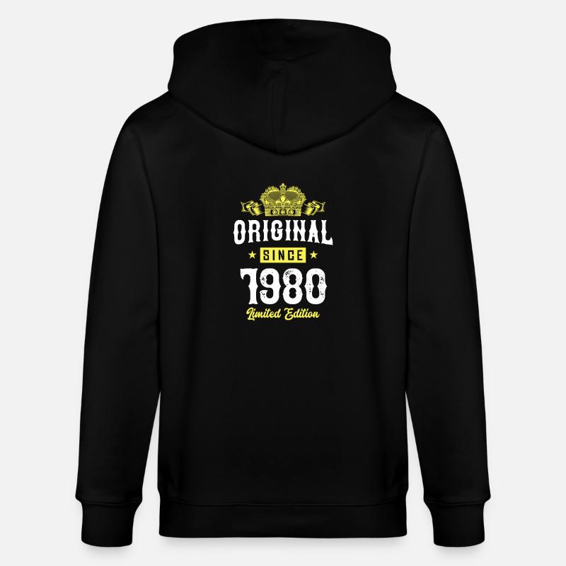 1980 Édition limitée - Veste à capuche bio CULTIVATOR Stanley/Stella Unisexe - noir