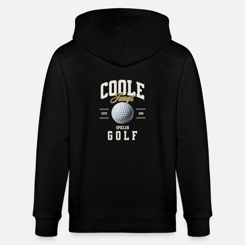 Golf - Stanley/Stella Unisex Bio-Kapuzenjacke CULTIVATOR  - Schwarz